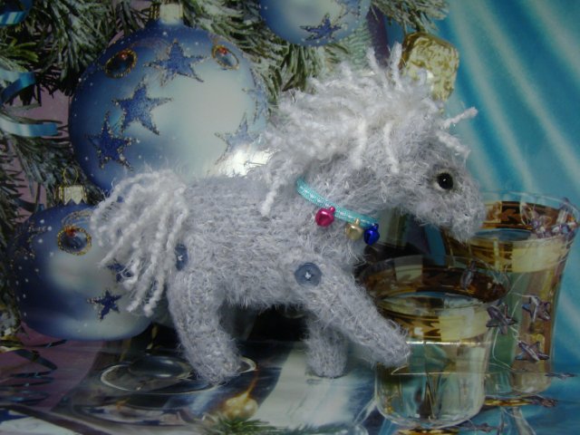 Лошадка. Игрушка вязанная спицами Ольги Чернухо (фото 6)