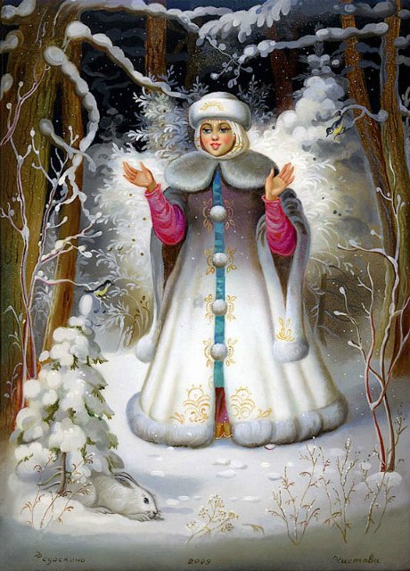 Усмотри тропинку в сказку или Здесь русский дух, здесь Русью пахнет. Федоскинская лаковая миниатюра