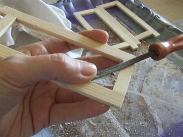 Мастер-класс "Создание ширмы для кукольного румбокса масштаба 1:12"