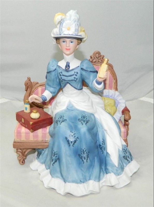 ...История небольшой статуэтки... Миссис Элби или Mrs. Persus Foster Eames (P.F.E.) Albee