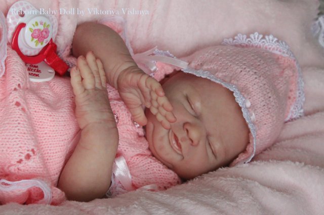 Крохотулька Angeli от Elisa Marx. Куколка реборн Виктории Вишни