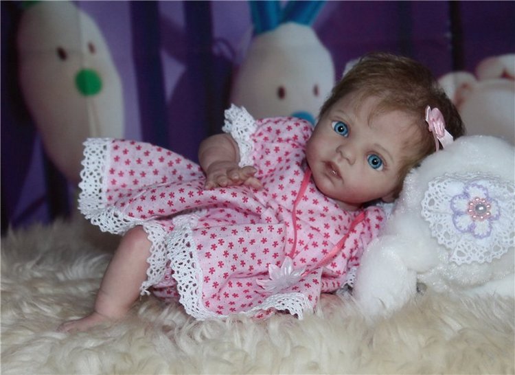 Кукла реборн Nessa. Дюймовочка (фото 3)