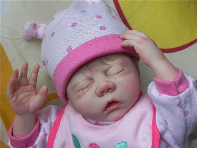 Дюймовочка Анютка. Кукла реборн от Светланы Преображенской (фото 2)