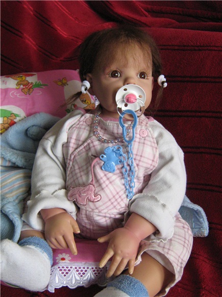 Леночка. Коллекционная кукла Lola от Мария Мишель (фото 7)