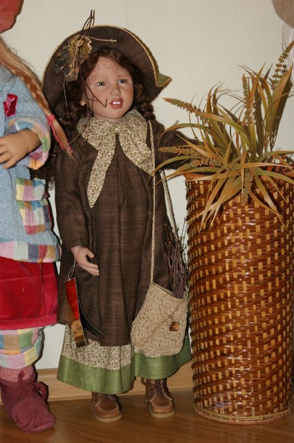 Три осенние принцессы. Коллекционные куклы