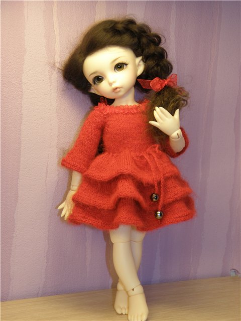 Девочка в красном — Куклы Fairyland (ФэйриЛэнд): BJD (БЖД) (фото 10)