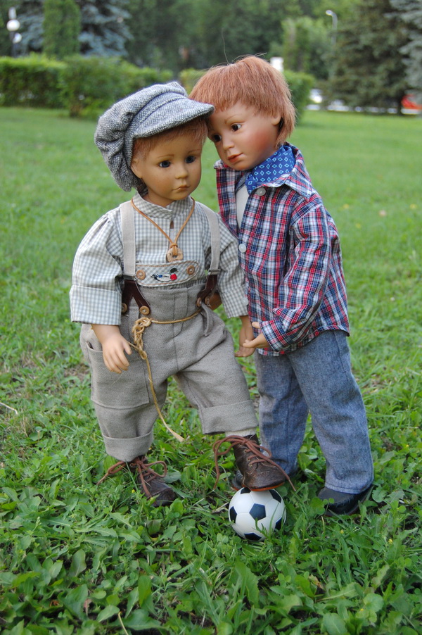 Мальчишки и футбол. Куклы Bettina Feigenspan-Hirsch (фото 7)