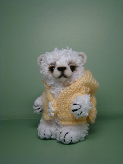 Мишка Снежка. Авторская игрушка своими руками Ольги Чернухо