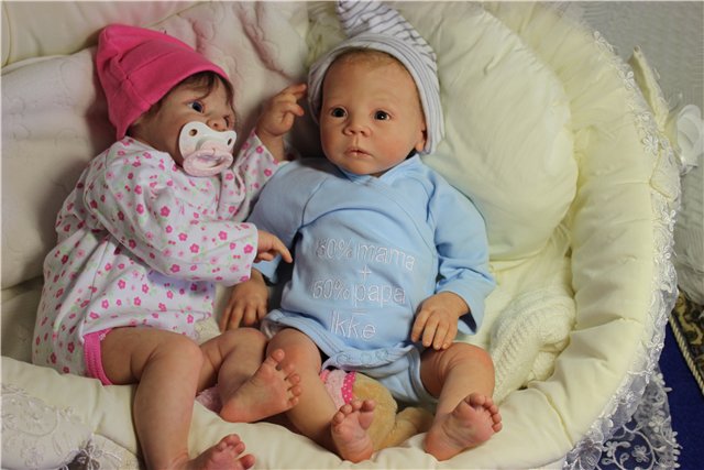 Мои двойняшки-реборнята! Ростя и Марьяша (фото 10)