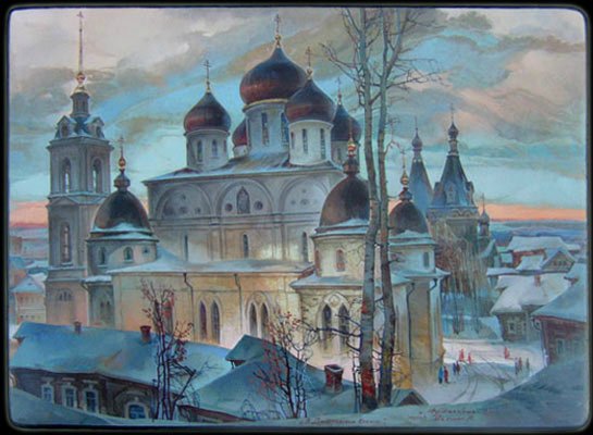 Усмотри тропинку в сказку или Здесь русский дух, здесь Русью пахнет. Федоскинская лаковая миниатюра