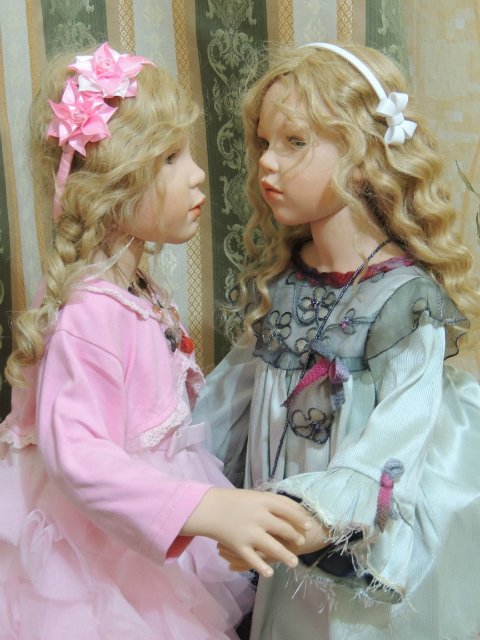 Сестрёнки заверушки Ливия и Паула. Куклы Zawieruszynski