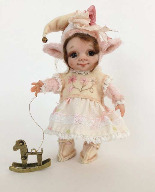 Рождественские эльфики. Авторские куклы тедди долл Анны Добряковой