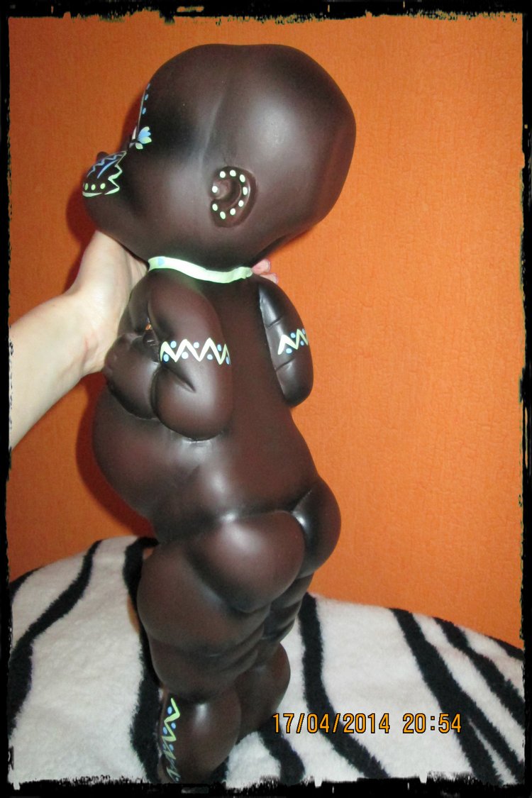 Гипсовый Негритенок — Фарфоровые статуэтки и фигурки: винтаж (фото 3)