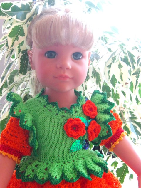 Расцвели цветочки у меня в садочке... Летние наряды на фейсинок и кукол Готц