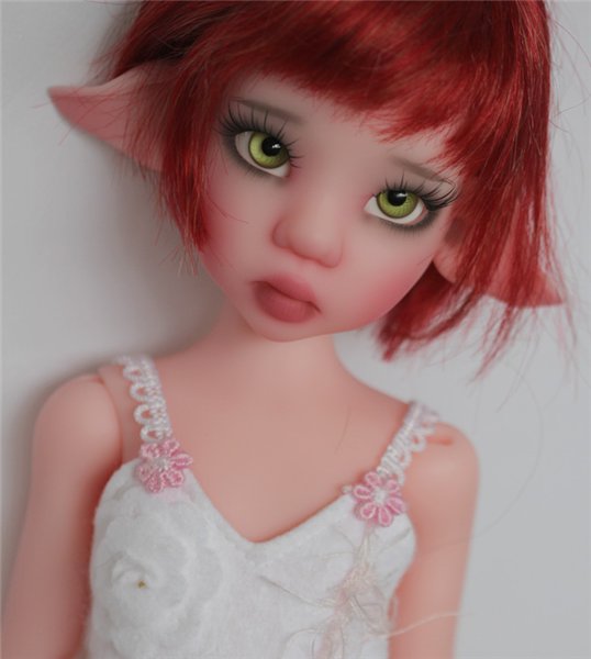 Преордер на ярко-розовую Лариссу фавна от Kaye Wiggs! Laryssa Faun in Shell Pink (фото 4)