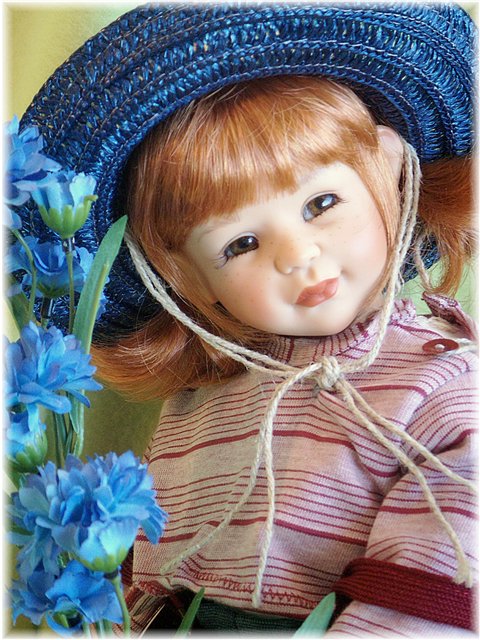 Если бы Незнайка был девочкой. Коллекционная кукла от Сузи Аймер (фото 2)