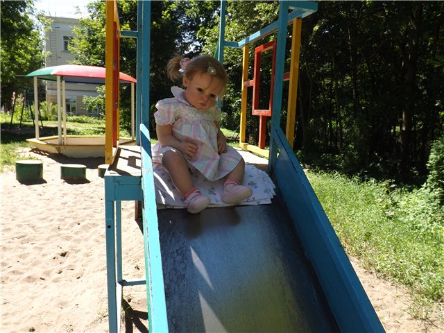 Летняя прогулка Танечки. Кукла реборн