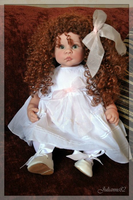 Middleton Doll: "Winter Splendor" из серии L'Innocence автор Ева Хеланд и кудряшка "С Днем Рождения, Тедди!" (фото 2)