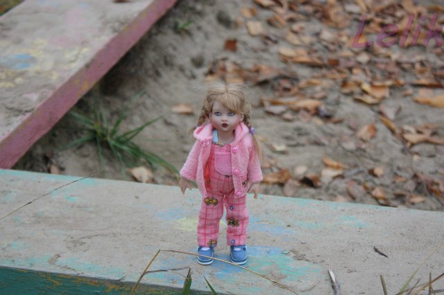 Прогулка с кнопочкой. Теплая одежда для моей куколки