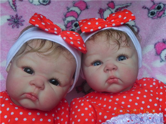 Двойняшки Маша и Полинка.Куклы-реборн Преображенской Светланы (фото 4)