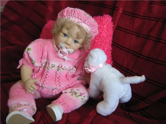 Маленькая красавица в розовом - кукла KITTY von Monika Levenig (фото 10)