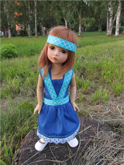 Аленка. Девочка в голубом