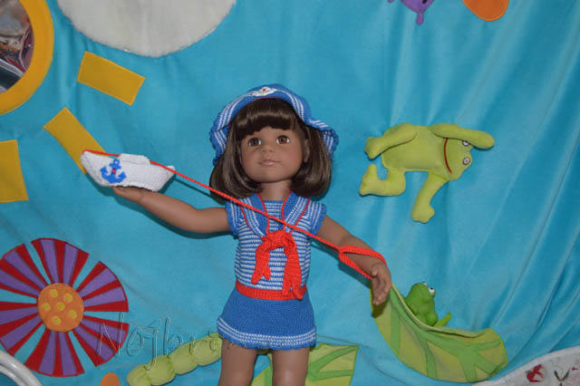 Матросская шапка, веревка в руке...Клавдия Gotz FAO Schwarz (фото 2)