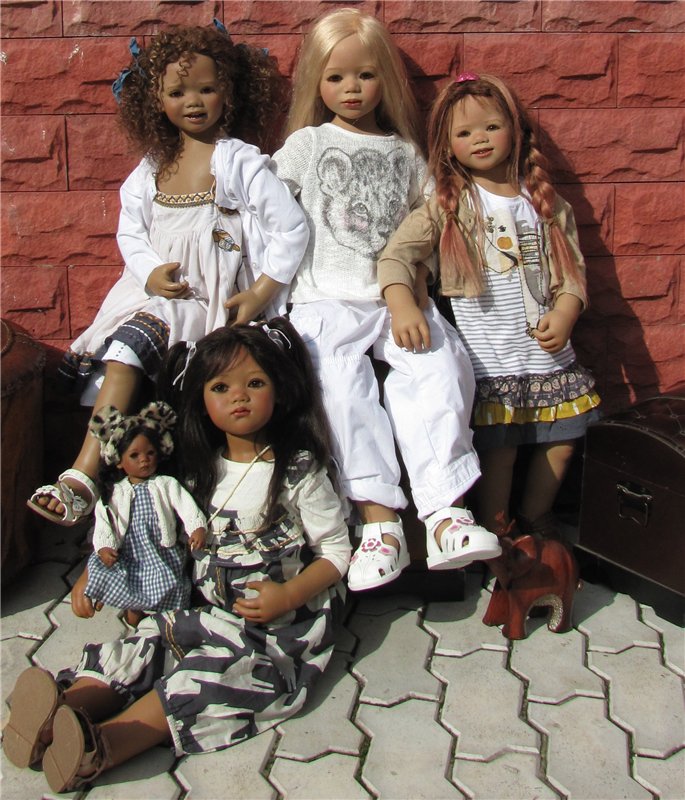 Вспоминая теплые дни. Полуденные танцы кукол Annette Himstedt