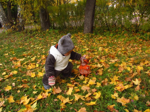 Забреду сегодня в парк осенний