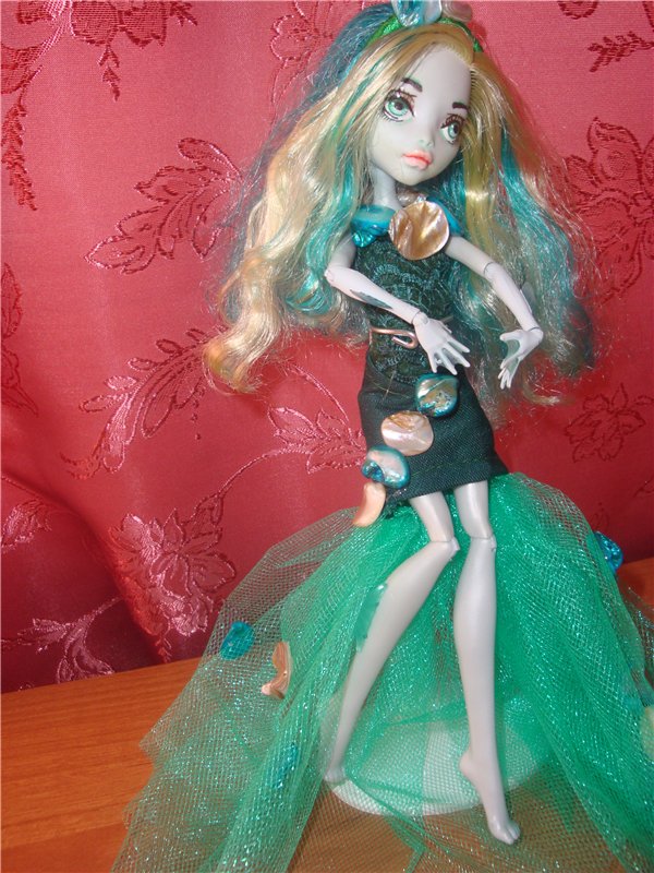 Русалка ООАК из Лагуны Monster high (фото 7)