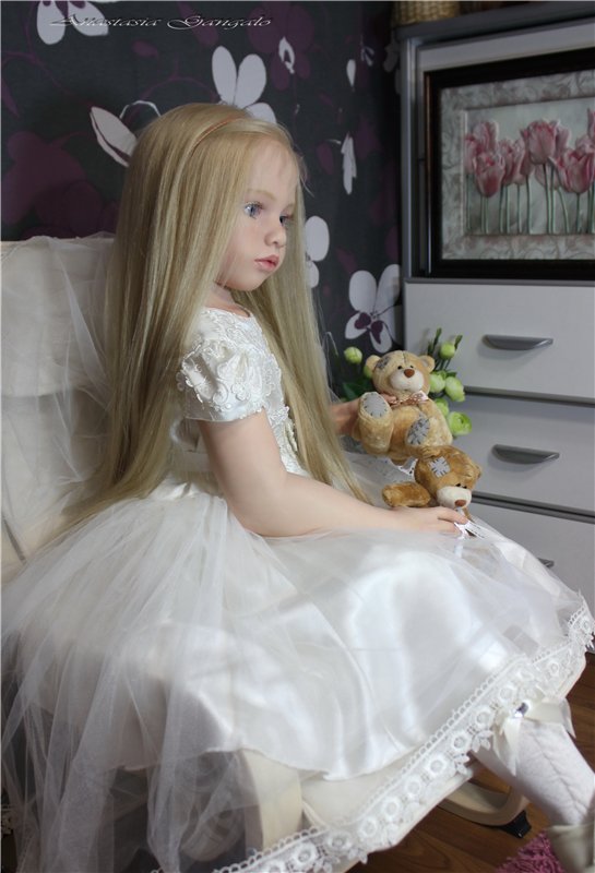 Алеся... Леся, Лесенька. Кукла реборн Анастасии Гангало (фото 9)