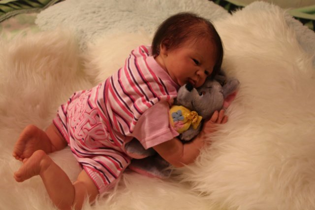 Нежная малышка реборн Маргарита (фото 3)