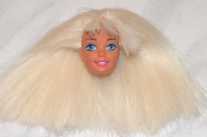 Простушка и розовый куст — Реставрация и преображение кукол: ремонт (фото 2)