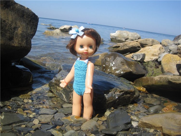 Галчонок и лето. Винтажна куколка СССР Галя