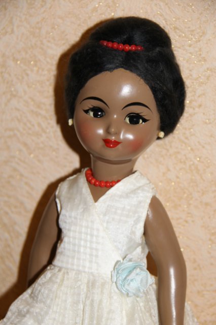 Жемчужины моей коллекции антикварная французская пара Petitcollin и кубинка 1970-х ивановской фабрики игрушек (фото 6)