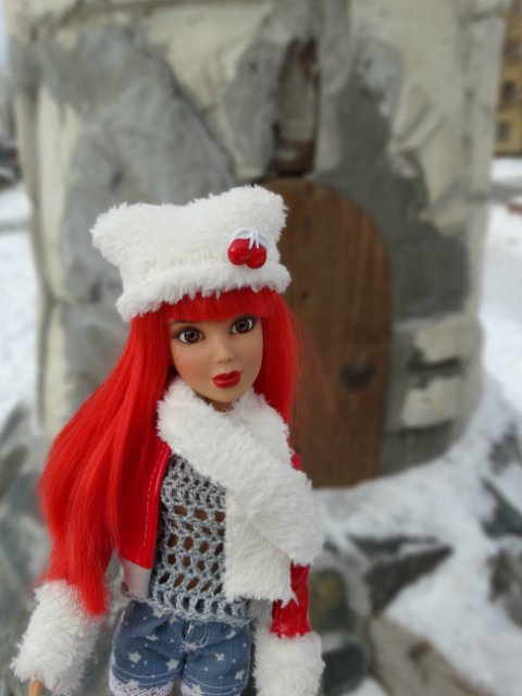 Прогулка с куколками LIV в снежный день