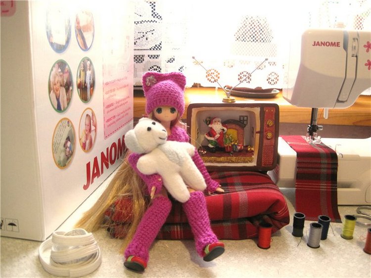 Наша новенькая. Швейная машинка janome