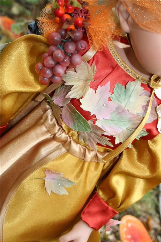 "Осени краски"... Платье для куклы