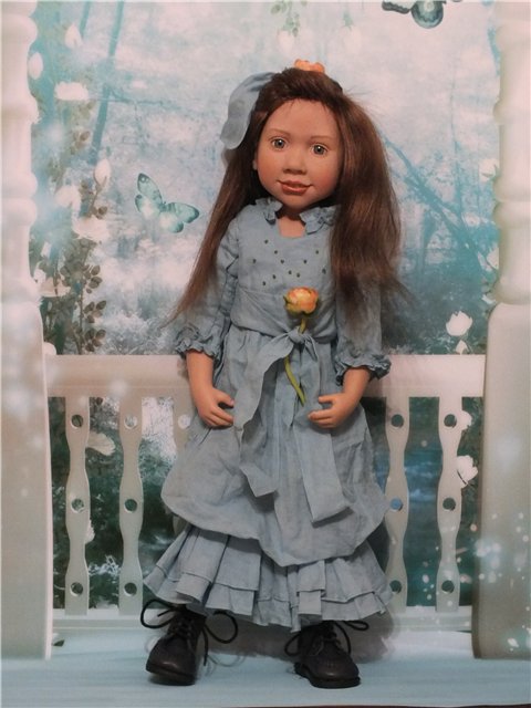 Ко мне приехала коллекционная кукла Минтье от Zwergnase