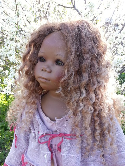 Шоколадная девочка Натитти от Annette Himstedt