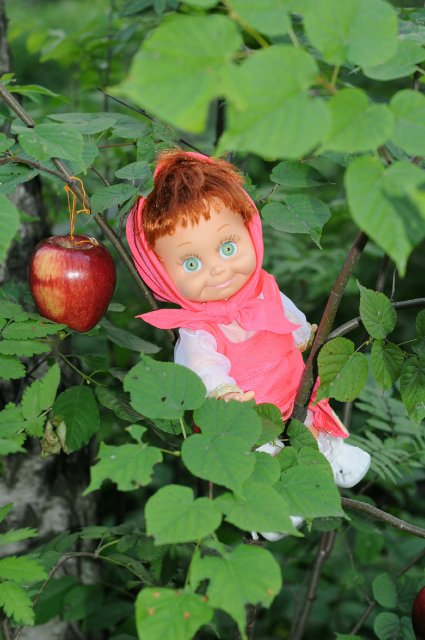 Galoob - Baby Face, часть 9. Сказка для дочки "Маша и медведь"