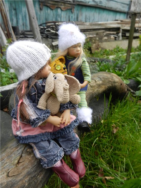 Мои крохотульки на природе. Клубные куколки от Аннет Химштед