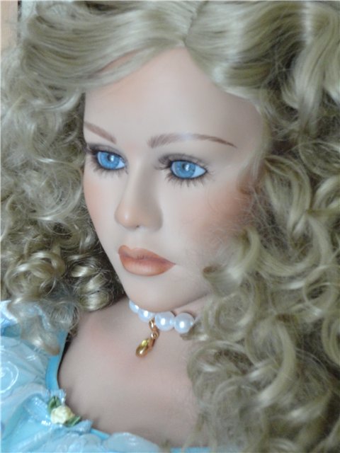 Я синеглаза,светлокудра... Гвендолин, фарфоровая кукла Томаса Бейкера (Thomas Baecker) (фото 10)