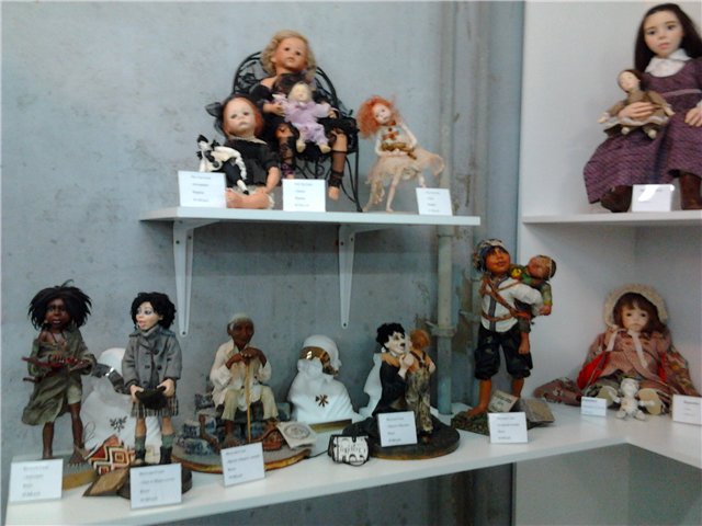Галерея "Пространство кукол". Выставка кукол в Ветошном переулке в Москве, часть 1
