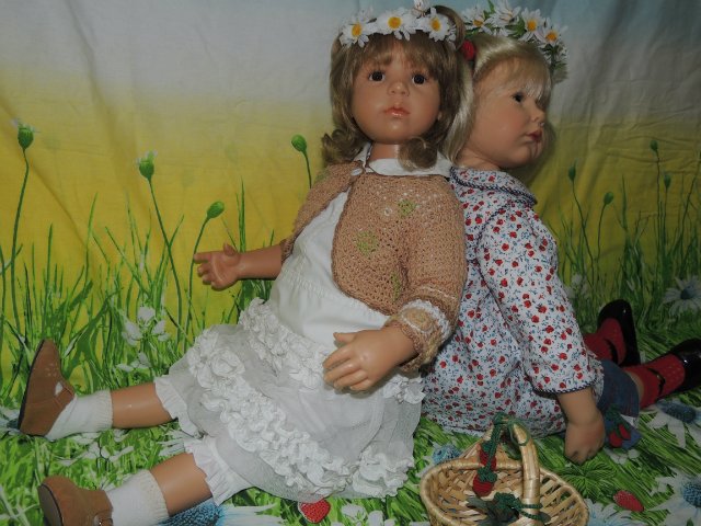 Две любимые сестрёнки. Куклы Гюнцель