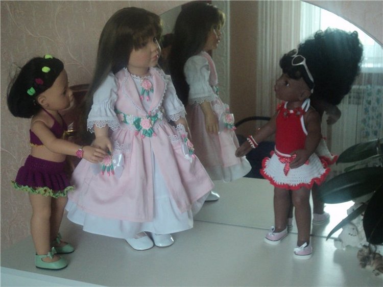 Девчушки любят наряжаться! Наряды для кукол Готц и не только (фото 8)