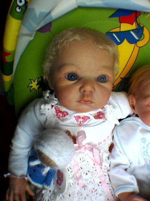 Снегурочка реборн Лола и веселый снеговик Ларс