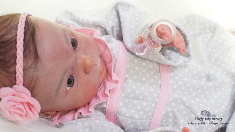 Моя любопытная кроха Лив. Кукла реборн Олеси Венгер (фото 5)