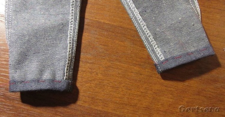 Мастер класс по пошиву джинс для куклы