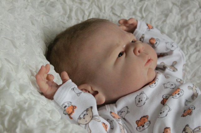 Мальчик Ноэльчик... Куколка реборн Виктории Вишни (фото 6)